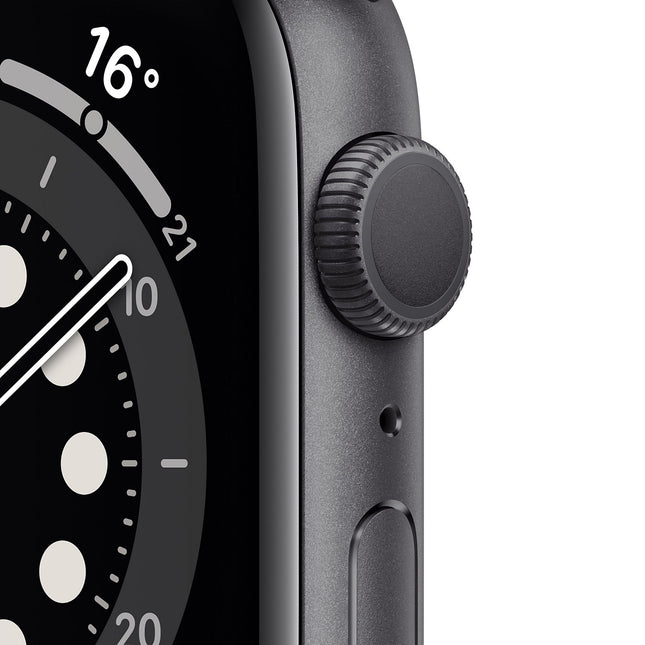 Montre connectée APPLE WATCH 44MM Alu Gris/Noir Series 6 Reconditionné