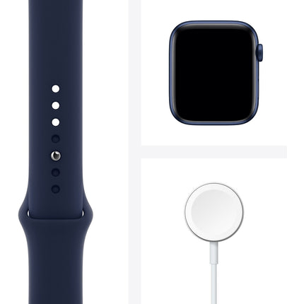 Montre connectée APPLE WATCH 44MM Alu Bleu/Bleu Series 6 Reconditionné
