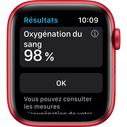 Montre connectée APPLE WATCH 44MM Alu Rouge/Rouge Series 6 Reconditionné