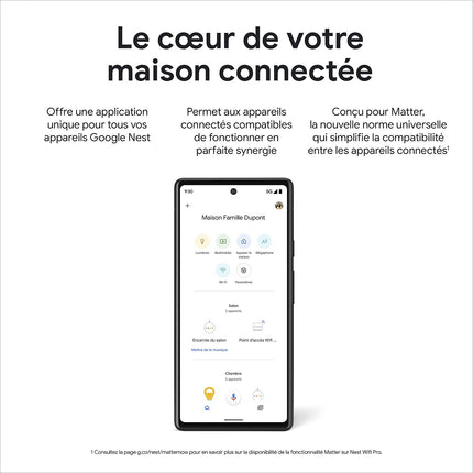 Routeur Wifi GOOGLE Nest Wifi Pro - Wifi 6E Pack de 2