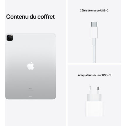 Tablette Apple IPAD Pro 12.9 M1 256Go Argent Reconditionné