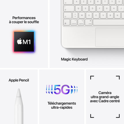 Tablette Apple IPAD Pro 11 M1 5G 128Go Gris Sidéral Reconditionné