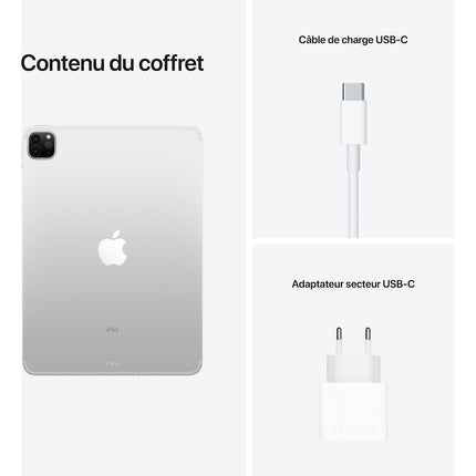 Tablette Apple IPAD Pro 11 M1 5G 128Go Argent Reconditionné