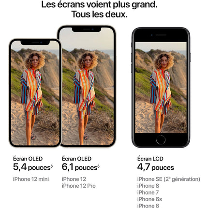 Smartphone APPLE iPhone 12 Mauve 64 Go 5G Reconditionné