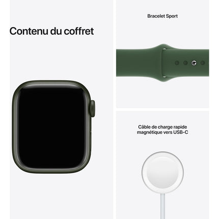 Montre connectée APPLE WATCH 41MM Alu/Vert Series 7 Reconditionné