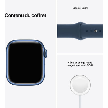 Montre connectée APPLE WATCH 41MM Alu/Bleu Series 7 Reconditionné