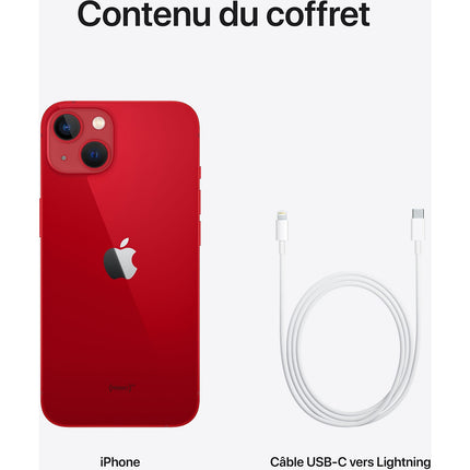 Smartphone APPLE iPhone 13 (Product) Red 128Go 5G Reconditionné