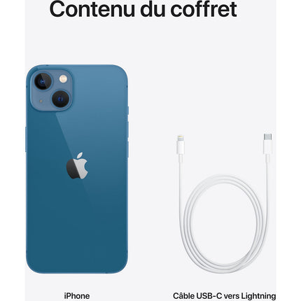 Smartphone APPLE iPhone 13 Bleu 512Go 5G Reconditionné