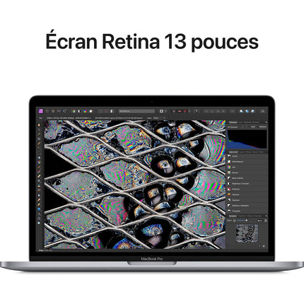 Ordinateur Apple MACBOOK Pro 13' M2 8Go RAM 256Go SSD Gris Reconditionné