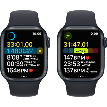 Montre connectée APPLE WATCH 41MM Alu/Minuit Series 8 Reconditionné