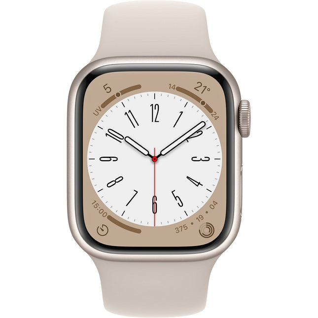 Montre connectée APPLE WATCH 41MM Alu/Lumière Stellaire Series 8 Reconditionné