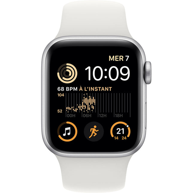 Montre connectée APPLE WATCH SE 40MM Alu Argent/Blanc 2022 Reconditionné