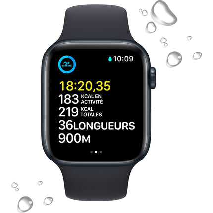 Montre connectée APPLE WATCH SE 44MM Alu/Minuit 2022 Reconditionné