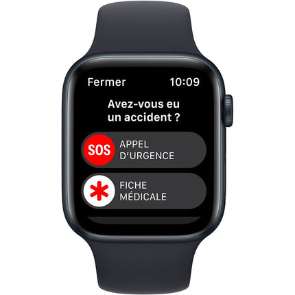 Montre connectée APPLE WATCH SE 44MM Alu/Minuit 2022 Reconditionné