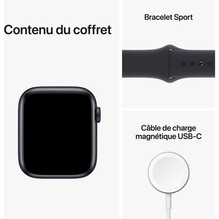 Montre connectée APPLE WATCH SE 44MM Alu/Minuit 2022 Reconditionné