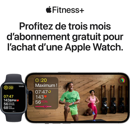 Montre connectée APPLE WATCH 41MM Alu Argent/Blanc Series 8 Reconditionné