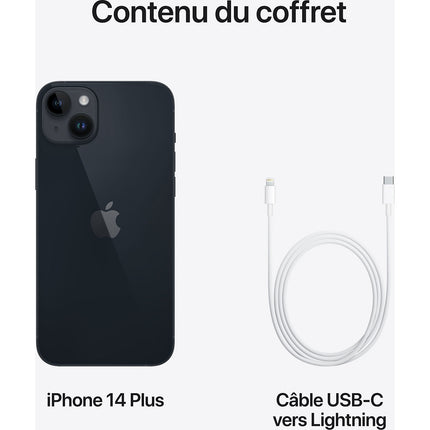 Smartphone APPLE iPhone 14 Plus Minuit 512Go 5G Reconditionné