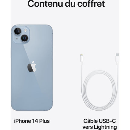 Smartphone APPLE iPhone 14 Plus Bleu 512Go 5G Reconditionné