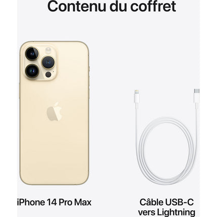 Smartphone APPLE iPhone 14 Pro Max Or 256Go 5G Reconditionné
