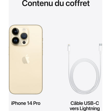 Smartphone APPLE iPhone 14 Pro Or 512Go 5G Reconditionné