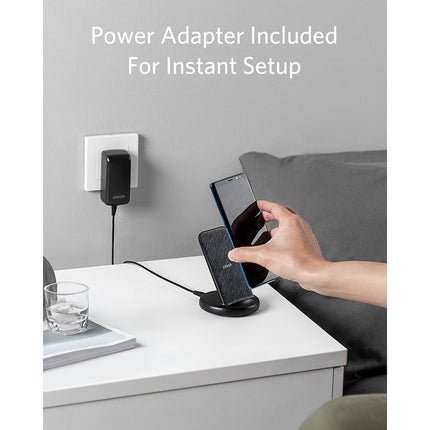 Chargeur ANKER sans-fil Qi stand textile