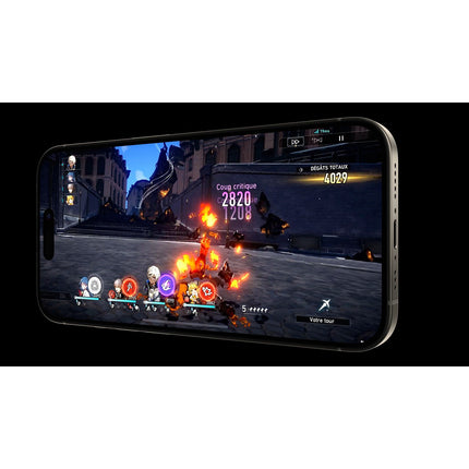 Smartphone APPLE iPhone 15 Pro Titane Blanc 512Go 5G Reconditionné