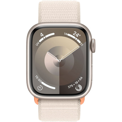 Montre connectée APPLE WATCH Serie 9 41mm Aluminium/Lumière Stellaire Loop Reconditionné