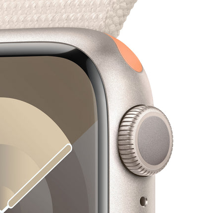 Montre connectée APPLE WATCH Serie 9 41mm Aluminium/Lumière Stellaire Loop Reconditionné