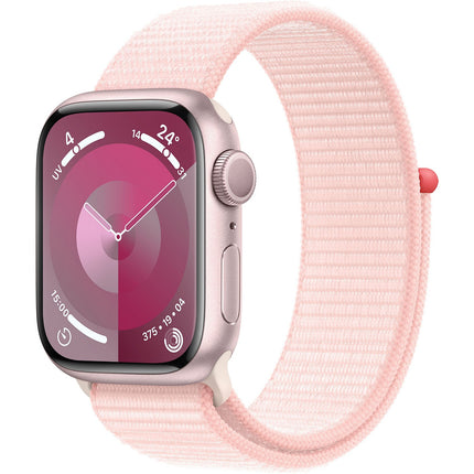 Montre connectée APPLE WATCH Serie 9 41mm Aluminium / Rose Loop Reconditionné