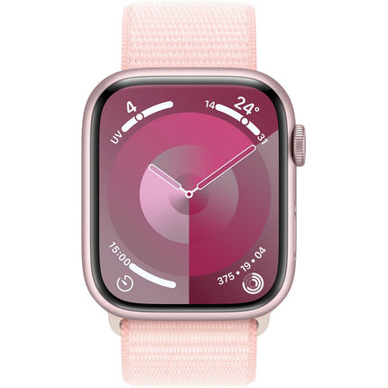 Montre connectée APPLE WATCH Serie 9 41mm Aluminium / Rose Loop Reconditionné