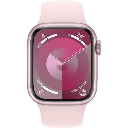 Montre connectée APPLE WATCH Serie 9 45mm Aluminium/Rose S/M Reconditionné