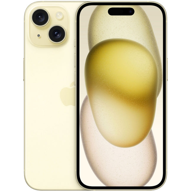 Smartphone APPLE iPhone 15 Jaune 256Go 5G Reconditionné