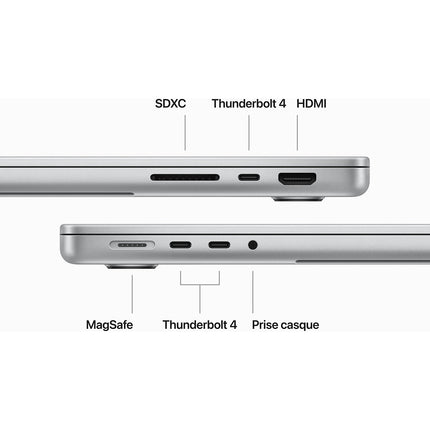 Ordinateur Apple MACBOOK Pro 14' M3 Pro 18Go RAM 512Go SSD Argent Reconditionné