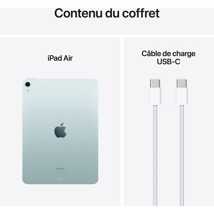 Tablette Apple IPAD Air 11 Bleu 512Go Wifi 2024 Reconditionné