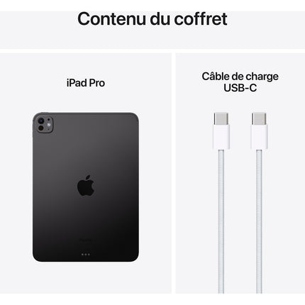 Tablette Apple IPAD Pro 11 M4 512Go Noir Sidéral Reconditionné