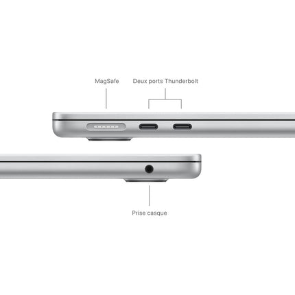 Ordinateur Apple MACBOOK Air 13' M3 16Go CPU8 GPU10 512Go Argent Reconditionné