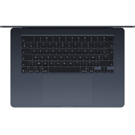 Ordinateur Apple MACBOOK Air 15" Puce M4 CPU 10 / GPU 10 coeurs Mémoire RAM 16Go Stockage 256Go SSD Retina Minuit Reconditionné