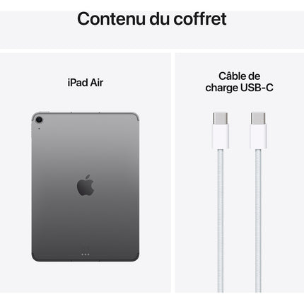 Tablette Apple IPAD Air 11 M3 128Go Gris Sidéral 2025 Reconditionné