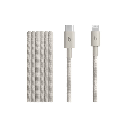 Câble de charge BEATS tissé USB-C vers Lightning 1M50 Gris écl