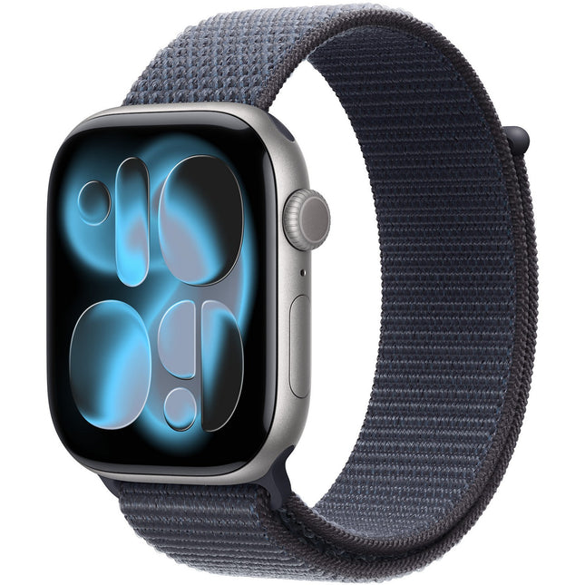 Bracelet APPLE 46 mm Boucle Sport bleu maritime