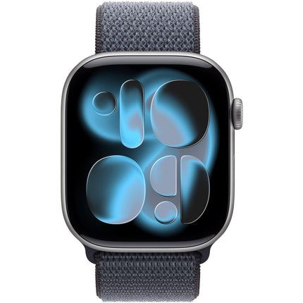 Bracelet APPLE 46 mm Boucle Sport bleu maritime