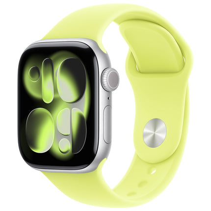 Bracelet APPLE 42 mm - S/M Sport jaune fluo