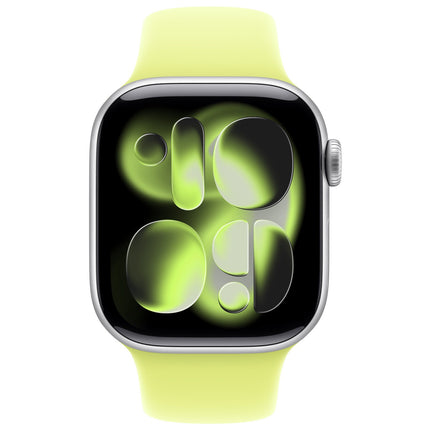 Bracelet APPLE 42 mm - S/M Sport jaune fluo
