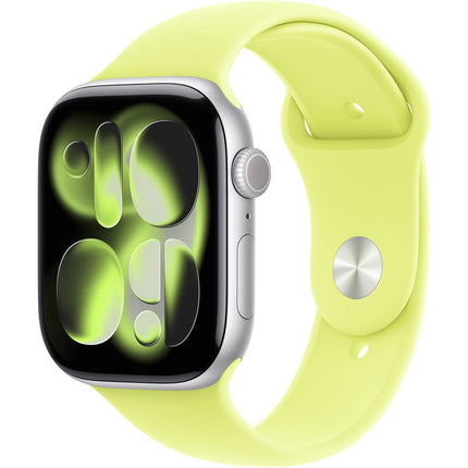 Bracelet APPLE 46 mm - S/M Sport jaune fluo