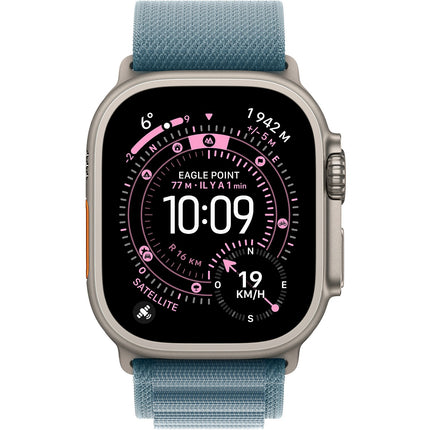 Bracelet APPLE 49 mm Medium Alpine bleu clair naturel