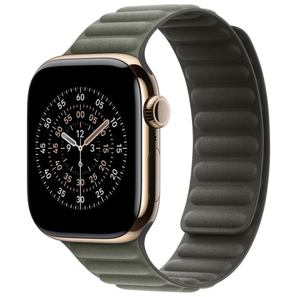 Bracelet APPLE 42 mm - S/M à maillons magnétique gris s