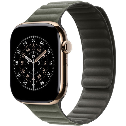 Bracelet APPLE 46 mm - S/M à maillons magnet gris sauge