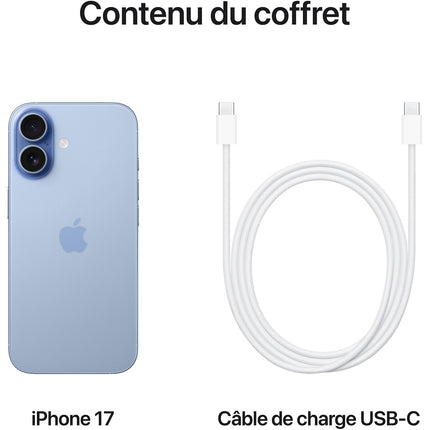 Smartphone APPLE iPhone 17 Brume 512Go Reconditionné