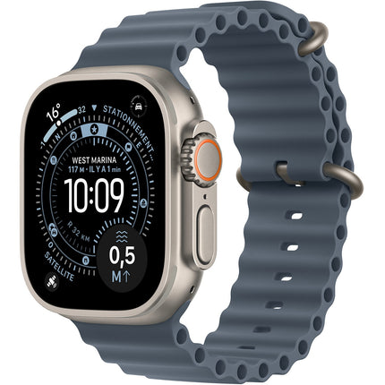 Bracelet APPLE 49 mm Océan bleu maritime naturel