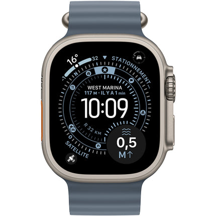 Bracelet APPLE 49 mm Océan bleu maritime naturel